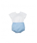 Conjunto bebe bouquet azul Rochy
