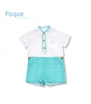 Conjunto nio pantalon corto Zig-Zag Foque