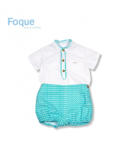 Conjunto nio bombacho Zig-Zag Foque