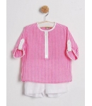 Conjunto niño blanco y fucsia José Varón