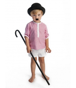 Conjunto niño blanco y fucsia José Varón