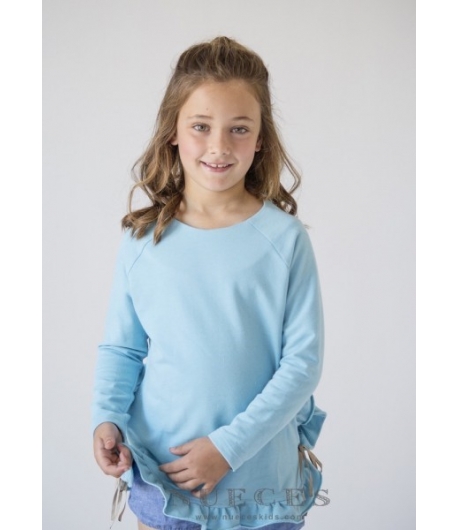 Sudadera Madrid turquesa Nueces