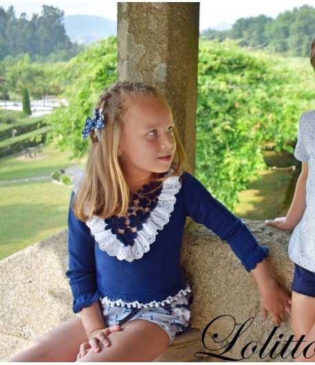 Conjunto short, blusa y jersey Juanola Lolittos