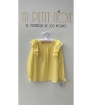 Blusa volante amarilla Baby Yiro