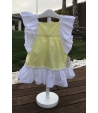 Vestido volante plumeti amarillo Baby Yiro