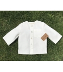 Camisa crudo bolsillo Mia y Lia