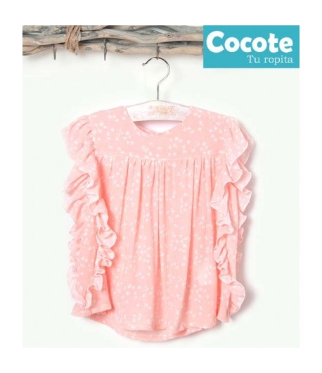 Blusa bambula rosa Cocote
