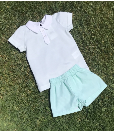 Conjunto boxer y camiseta Lunares Kauli