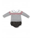 Conjunto jubón greca y ranita Foque