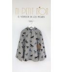 Camisa sudadera gris caballos Mia y Lia