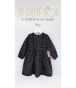 Vestido negro buhos Mia y Lia