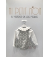 Conjunto ranita estrellas y blusa beige Baby Yiro