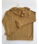 Jersey mostaza cuello redondo Cesar Blanco