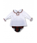 Conjunto blusa y ranita College Foque