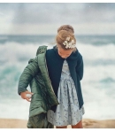 Vestido gris pajaros Mia y Lia