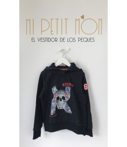 Sudadera azul calavera Khlum Mia y Lia