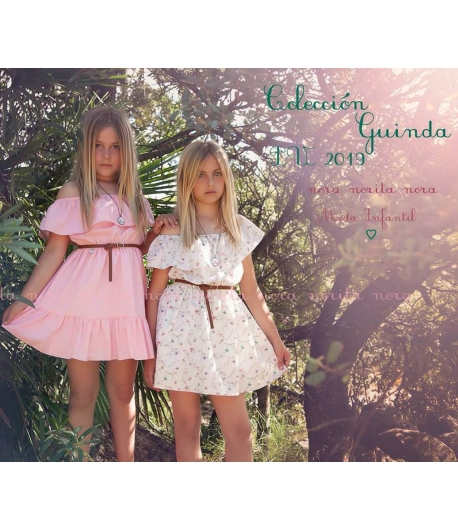 Vestido estampado Guinda Nora Norita Nora