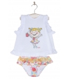 Conjunto niña culetín licra y camiseta Fresas José Varón