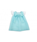 Vestido lino turquesa Rochy