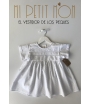 Blusa blanca plumeti Mia y Lia
