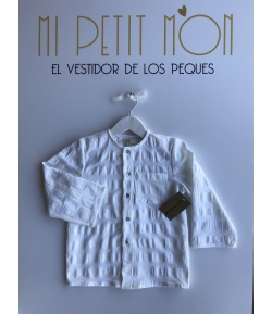 Camisa niño blanca Mia y Lia