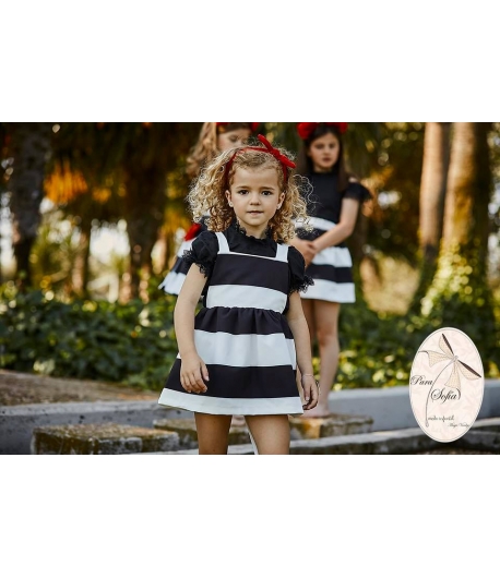 Pichi y blusa Black Para Sofía