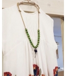 Colgante bola verde Calavera Mia y Lia