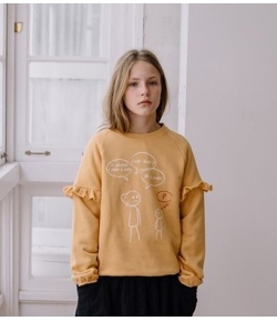 Sudadera mostaza Mia y Lia