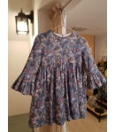 Vestido azul flores Mia y Lia