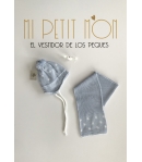 Conjunto gorro y bufanda celeste Gorros Navarro