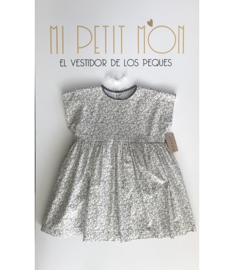 Vestido corte alto flores Mia y Lia