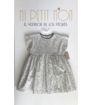 Vestido corte alto flores Mia y Lia