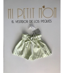 Falda pantalón rayas verde pistacho José Varón