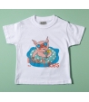 Camiseta niño cerdito lunares José Varón