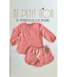 Conjunto blusa y short Coral Mia y Lia