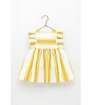 Vestido rayas amarillas Foque