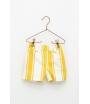 Pantalón corto rayas amarillas Foque