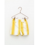 Pantalón corto rayas amarillas Foque