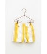 Pantalón corto rayas amarillas Foque