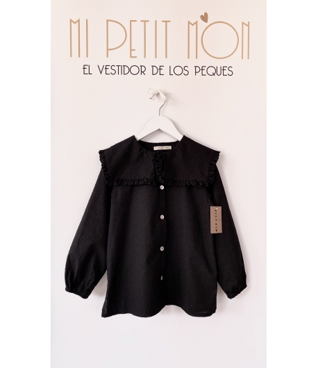 Blusa cuello negra Mia y Lia