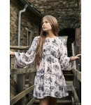 Vestido manga abullonada Teixos Bella Bimba