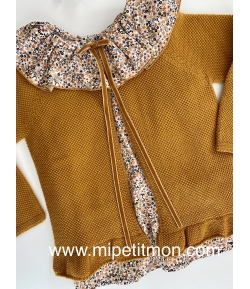 Chaqueta volante mostaza Spicy Eve Children