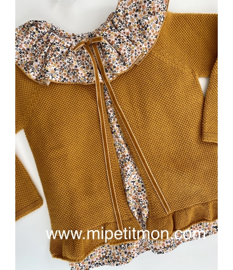 Chaqueta volante mostaza Spicy Eve Children