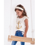 Camiseta beige Menorca Kauli