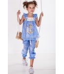 Pantalón largo azul Menorca Kauli