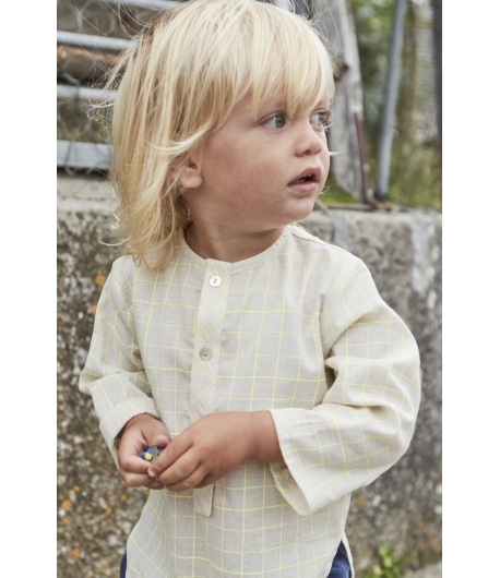 Camisa cuadros fluor Mia y Lia