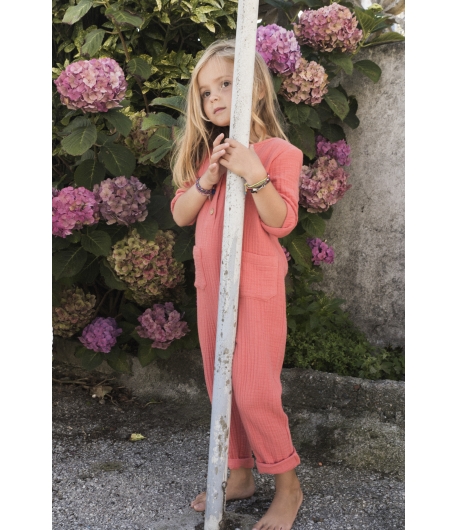 Mono largo  coral Mia y Lia