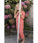 Mono largo  coral Mia y Lia