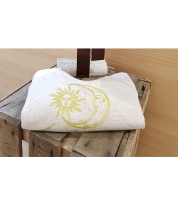 Sudadera arena luna Mia y Lia