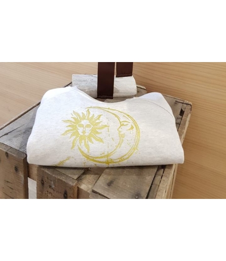 Sudadera arena luna Mia y Lia